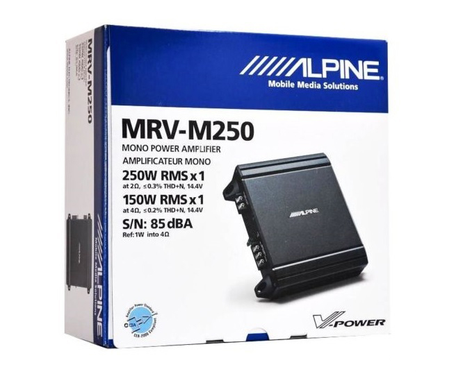 Alpine MRVM250 1 kanaliga autovõimendi AKUSTIKA